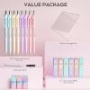 imageNicpro 10 Pack 07 mm Mechanical Pencil Bulk Set with Case Cute Candy Pastel Art Drafting Pencils 07mm with 10 Tube HB Lead Refills Eraser for Kid School Students Artist Writing Drawing Sketching0507mm