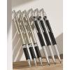 imageNicpro 30PCS Art Mechanical Pencil Set in Leather Case Metal Drafting Pencil 05 mm 07 mm 09 mm ampamp 3 PCS 2mm Lead Holders for Sketching Drawing With 16 Tube 6B 4B 2B HB 2H 4H Colors Lead RefillsBlack