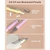 imageNicpro 31PCS Pastel Mechanical Pencil Set in Case Cute Mechanical Pencils 05 07 09 mm ampamp 20 mm with 15 Tube HB 2B ColorsLead Refills 3 Erasers Aesthetic School Supplies for Writing Sketching