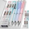 imageNicpro 6 PCS Metal Mechanical Pencils ampamp 3 PCS Pastel Mechanical Pencils Set with Lead Refill ampamp Erasers