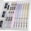 imageNicpro 6PCS Pastel Mechanical Pencil Set 05 mm ampamp 07 mm Mechanical Pencils with 12 Tube HB Lead Refills ampamp Erasers for Writing Sketching Drafting Drawing  With Case