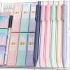 imageNicpro 6PCS Pastel Mechanical Pencil Set 6 Pack Multicolor Ballpoint Pen 05mm