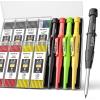 imageNicpro CP3000 Carpenter Pencil with Sharpener 2 Pack Mechanical Pencils Set with 38 Refills Deep Hole Marker for Construction Heavy Duty Carpenter Tools for Architect Marking Black RedRed Black Yellow Green