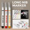 imageNicpro 3 Pack CP1000 Carpenter Pencil with Sharpener Mechanical Carpenter Pencils with 39 Refills Deep Hole Long Nib Marker Pens for Construction Heavy Duty Woodworking Pencil for Architect MarkingBlack Red Yellow