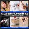 imageNicpro 38 Pack Carpenter Pencil Set with Sharpener CP3000 Mechanical Carpenter Pencils with Refills Deep Hole Long Nib Marker Carbide Scribe Tool Construction Pencils for Architect Woodworking44 Pack