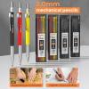 imageNicpro 38 Pack Carpenter Pencil Set with Sharpener CP3000 Mechanical Carpenter Pencils with Refills Deep Hole Long Nib Marker Carbide Scribe Tool Construction Pencils for Architect Woodworking38 Pack