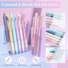 imageNicpro 52 PCS Aesthetic School Supplies with Cute Pen Case 12 Pastel Highlighter 8 Color and Black Ink Gel Pens 6 Ballpoint Pen 6 Mechanical Pencils Set for Student Stationary College Essentials52 PCS