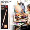 imageNicpro Detail Paint Brushes 10 PCS Aesthetic Fine Tip Professional Miniature Painting Artist Brush Set for Micro Detailing Acrylic Watercolor Oil Craft Models Rock Army Paint by Number for AdultRose Gold