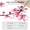 imageNicpro Detail Paint Brushes 10 PCS Aesthetic Fine Tip Professional Miniature Painting Artist Brush Set for Micro Detailing Acrylic Watercolor Oil Craft Models Rock Army Paint by Number for AdultRose Gold