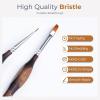imageNicpro Miniature Paint Brushes  11PCS Model Paint Brush Set for Acrylic Oil Watercolor Micro Detail Paint Brushes for Model Miniature Art Painting Fine Detailing Paint by Numbers Craft15 PCS