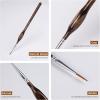 imageNicpro Miniature Paint Brushes  11PCS Model Paint Brush Set for Acrylic Oil Watercolor Micro Detail Paint Brushes for Model Miniature Art Painting Fine Detailing Paint by Numbers Craft21 PCS