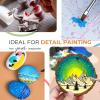 imageNicpro Miniature Paint Brushes  11PCS Model Paint Brush Set for Acrylic Oil Watercolor Micro Detail Paint Brushes for Model Miniature Art Painting Fine Detailing Paint by Numbers Craft11 PCS