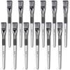 imageNicpro 12pcs 1 Inch Flat Paint Brushes for Acrylic Painting Large Paint Brushes Bulk for Acrylic Watercolor Oil Artist Paint Brush Set for Canvas Painting Base Coating Crafts Face Body Art Adults1 Inch x 12 pieces