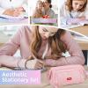 imageNicpro 55PCS Aesthetic School Supplies with Pink Pen Case 12 Pastel Highlighters 11 Color ampamp Black Ink Gel Pens 6 Mechanical Pencils ampamp Lead Cute Stationery Set for Girls Student College Essentials
