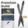 imageNicpro 3 Pack Weatherproof Mechanical Pencil Set 13mm Metal Mechanical Pencils Heavy Duty Pencil for Outdoor All Weather Marking Drafting Drawing with 75 Lead Refills Erasers Case Black HD1000Black
