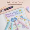 imageNicpro 38PCS Aesthetic School Supplies Cute Mechanical Pencils 05 07 09 ampamp 20 mm with 18 Tubes Lead Refills Pastel Mechanical Pencil Set for Students Girls Writing Drawing Drafting  Pink Case