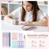 imageNicpro 38PCS Aesthetic School Supplies Cute Mechanical Pencils 05 07 09 ampamp 20 mm with 18 Tubes Lead Refills Pastel Mechanical Pencil Set for Students Girls Writing Drawing Drafting  Pink Case