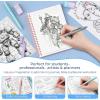 imageNicpro 50PCS Cute Spiral Notebook Stationary Set For Women Bible Journal Set 3PCS A5 Spiral Notebook Gel Pens Sticky Notes ampamp Tabs Gift Box Mechanical Pencils for Study Aesthetic School Supplies
