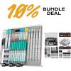 imageNicpro Art Drawing Supplies Kit with 36PCS Blocky Gear Mechanical Pencil Set