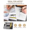 imageNicpro 37PCS Art Mechanical Pencil Set 4PCS Metal Drafting Pencil 03mm 05 mm 07 mm 09 mm ampamp 2PCS 2mm Lead Holder 6B 4B 2B HB 2H 4H Colors For Sketching Drawing With 23 Tube Lead Refills CaseGold