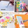 imageNicpro 40 PCS Paint Brush Set Professional Acrylic Paint Brushes with Palette Knife and Canvas Roll Suitable for Acrylic Painting Oil Watercolor Gouache Art Supplies Painter Gifts for Artist