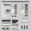 imageNicpro 6 PCS Art Mechanical Pencils Set with Case Drafting Pencil 05 ampamp 07 ampamp 09 mm and 3PCS 2mm Lead Holder 4B 2B HB 2H Colors For Art Writing Sketching DrawingWith Lead Refills Erasers05 07 09 20