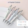 imageNicpro Cute Mechanical Pencil Set 4PCS 05mm Pastel Drafting Pencils with 4 Tube HB Lead Refills 4B Erasers Rotary Retractable Eraser and Eraser Refill for Writing Sketching Back to School Supplies05mm