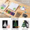 imageNicpro 18 Colors Fabric Paint 2oz60ml Permanent Soft Fabric Paint Set with Brushes Palette Stencils NonToxic Textile Paint for Fabric DIY Crafts TShirts Shoes Jeans Bags Furniture Art24 Colors