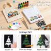 imageNicpro 18 Colors Fabric Paint 2oz60ml Permanent Soft Fabric Paint Set with Brushes Palette Stencils NonToxic Textile Paint for Fabric DIY Crafts TShirts Shoes Jeans Bags Furniture Art12 Colors