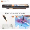 imageNicpro 4 PCS Professional Watercolor Brushes Extended Needle Point Brushes Set Synthetic Fine Tip Liner Brush with Sable Body for Fine Detailing  Watercolor Acrylic Gouache Inks Painting Miniatures4 PCS
