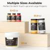 image:imageNicpro Metallic Brass Acrylic Paint 845oz250ml Large Brass Leaf Paint Non Toxic Non Fading Craft Paints for Metal Wood Clay Fabric Canvas Furniture Handcrafts Art SuppliesGold