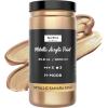 image:imageNicpro Metallic Brass Acrylic Paint 845oz250ml Large Brass Leaf Paint Non Toxic Non Fading Craft Paints for Metal Wood Clay Fabric Canvas Furniture Handcrafts Art SuppliesSahara Gold