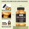 image:imageNicpro Metallic Gold Acrylic Paint 4oz120ml Gold Leaf Paint Non Toxic Non Fading Craft Paints for Metal Wood Clay Fabric Canvas Furniture Handcrafts Art SuppliesGold  Silver  Copper