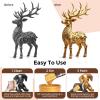 image:imageNicpro Metallic Gold Acrylic Paint 4oz120ml Gold Leaf Paint Non Toxic Non Fading Craft Paints for Metal Wood Clay Fabric Canvas Furniture Handcrafts Art SuppliesGold