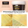 image:imageNicpro Metallic Gold Acrylic Paint 845oz250ml Large Heavy Body Gold Leaf Paint Non Toxic Non Fading Craft Paints for Metal Wood Clay Fabric Canvas Furniture Handcrafts Decor Art SuppliesGoldlarge