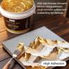 image:imageNicpro Metallic Gold Acrylic Paint 845oz250ml Large Heavy Body Gold Leaf Paint Non Toxic Non Fading Craft Paints for Metal Wood Clay Fabric Canvas Furniture Handcrafts Decor Art SuppliesGoldlarge