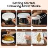 image:imageNicpro Metallic Gold Acrylic Paint 845oz250ml Large Heavy Body Gold Leaf Paint Non Toxic Non Fading Craft Paints for Metal Wood Clay Fabric Canvas Furniture Handcrafts Decor Art SuppliesGoldlarge