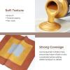 image:imageNicpro Metallic Gold Fabric Paint 845 Fl Oz Permanent Soft Fabric Paint for Clothes NonToxic Gold Leaf Textile Paint for Fabric Furniture Upholstery Tshirts ShoesGold Silver Copper