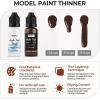 image:imageNicpro 10 Colors Metallic Model Paint Set 20ml Ready to Use Modeling Acrylic Paints Brush amp Airbrush Compatible Miniature Paint Set for Beginner amp Pro on Model Scale Figure Crafts with 1 ThinnerWood  Leather Tones