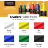 image:imageNicpro 12 Colors Fabric Paint 2 oz 60 ml Fabric Paint for Clothes Permanent Rich Pigment NonToxic Clothing Paint for DIY Tshirts Jeans Crafts Refresh Furniture Upholstery6 Colors