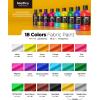 image:imageNicpro 12 Colors Fabric Paint 2 oz 60 ml Fabric Paint for Clothes Permanent Rich Pigment NonToxic Clothing Paint for DIY Tshirts Jeans Crafts Refresh Furniture Upholstery18 Colors