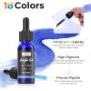 image:imageNicpro 18 Colors Acrylic Ink 1oz30ml Bottle with Dropper Quick Dry Permanent Acrylic Drawing Inks for Artist Essential Color Set for Ink Drawing Pouring Art Airbrush Resin Mixed Media18 Colors