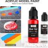 image:imageNicpro 18 Colors Model Paint Set 20ml Ready to Use Modeling Acrylic Paints Brush amp Airbrush Compatible Miniature Paint Set for Beginners amp Artists on Models Figures Crafts Canvas with 1 Thinner24 Colors with 2 Thinner