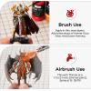 image:imageNicpro 18 Colors Model Paint Set 20ml Ready to Use Modeling Acrylic Paints Brush amp Airbrush Compatible Miniature Paint Set for Beginners amp Artists on Models Figures Crafts Canvas with 1 Thinner24 Colors with 2 Thinner