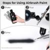 image:imageNicpro Airbrush Thinner and Black Airbrush Paint 845oz