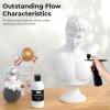 image:imageNicpro Black Large Airbrush Paint 845 oz 250 ml Ready to Spray Opaque WaterBased Acrylic Air Brush Paints for Model Wood Canvas Metal Plastic Leather for Beginners amp ArtistsWhite