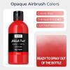 image:imageNicpro Black Large Airbrush Paint 845 oz 250 ml Ready to Spray Opaque WaterBased Acrylic Air Brush Paints for Model Wood Canvas Metal Plastic Leather for Beginners amp ArtistsRed