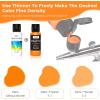 image:imageNicpro Black Large Airbrush Paint amp 24 Colors Airbrush Paint 2 oz 60 ml with 2 Thinner