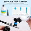 image:imageNicpro Professional Airbrush Thinner 845 oz Bottle Airbrush Paint Thinner for Acrylic Paints WaterBased Air Brush Fluid Medium Improves Acrylic Paint Flow for Model Wood Canvas Metal Plastic169 Fl Oz Pack of 1