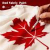 image:imageNicpro Red Fabric Paint 4 oz 120 ml Fabric Paint for Clothes Permanent Rich Pigment NonToxic Soft Clothing Paint for DIY Tshirts Jeans Crafts Refresh Furniture UpholsteryRed